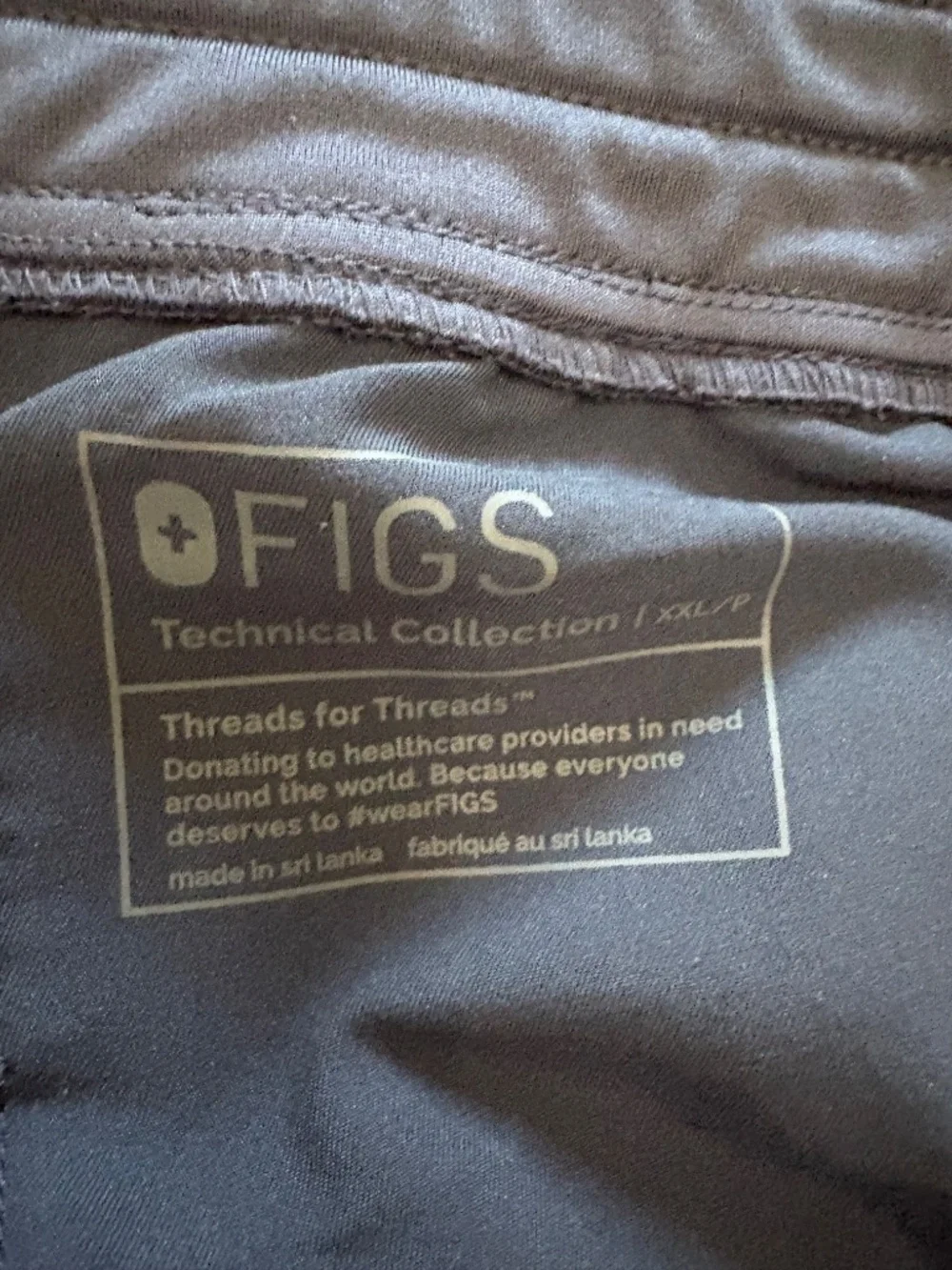 FIGS Charcoal Scrub Set V-Neck Top Zamora Joggers XXL Petite
